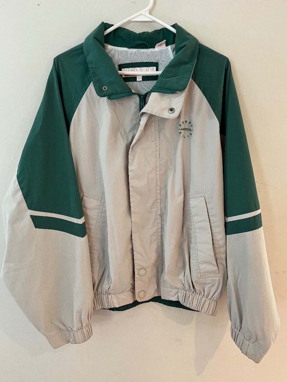 Vintage Perry Ellis America Windbreaker Jacket, 80s/90s